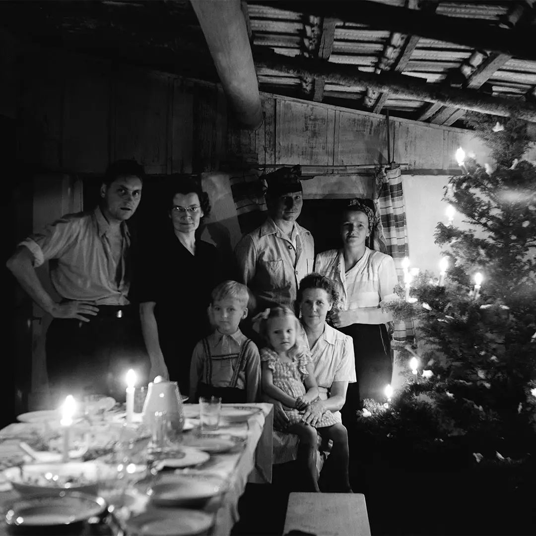 A primeira foto de Martti Aaltonen em Penedo - 24 de Dezembro de 1947